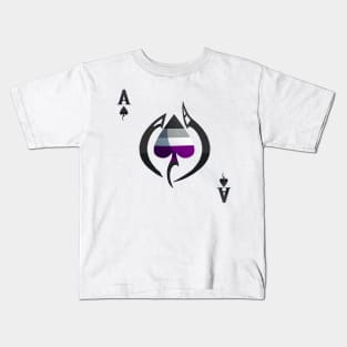 Ace in Spades: Pride Kids T-Shirt